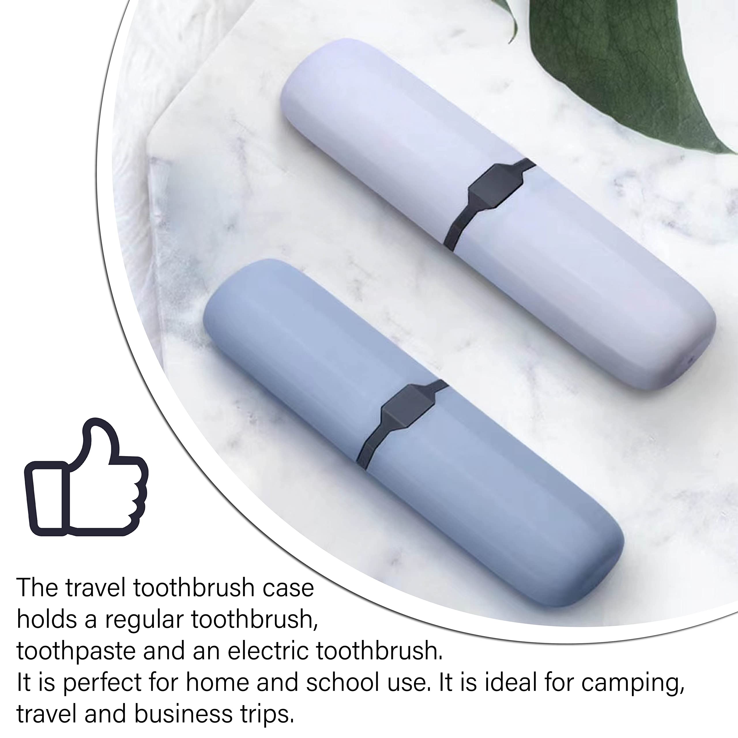 DAPIN 3-Pack Toothbrush case Toothbrush Holder Travel Travel Toothbrush Holder Toothbrush Travel case Toothbrush case Travel Travel Toothbrush Holder case for Travel Camping and Business