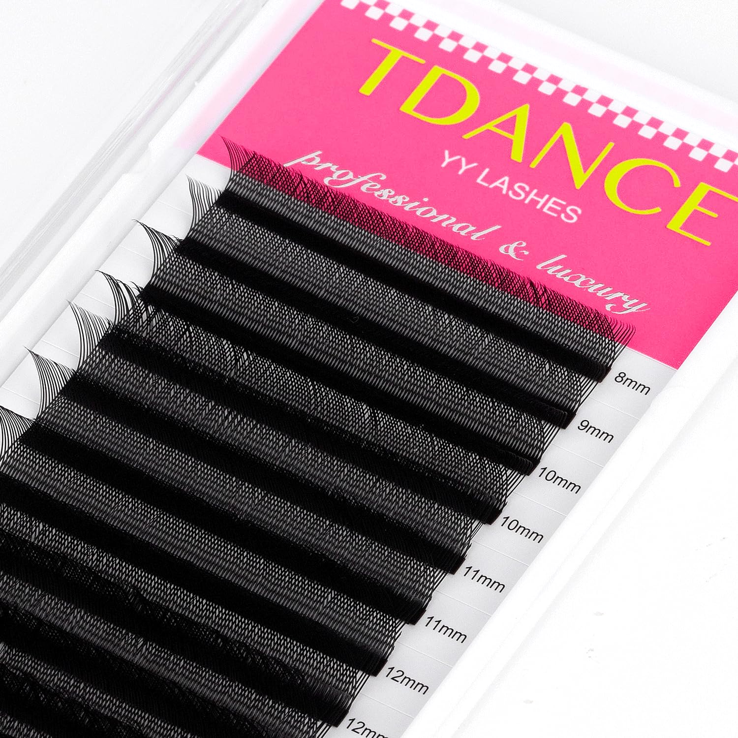 TDANCE Classic Lashes D Curl 0.18mm Thickness 8-15mm + YY Eyelash Extensions C Curl 0.07mm Thickness 8-15mm