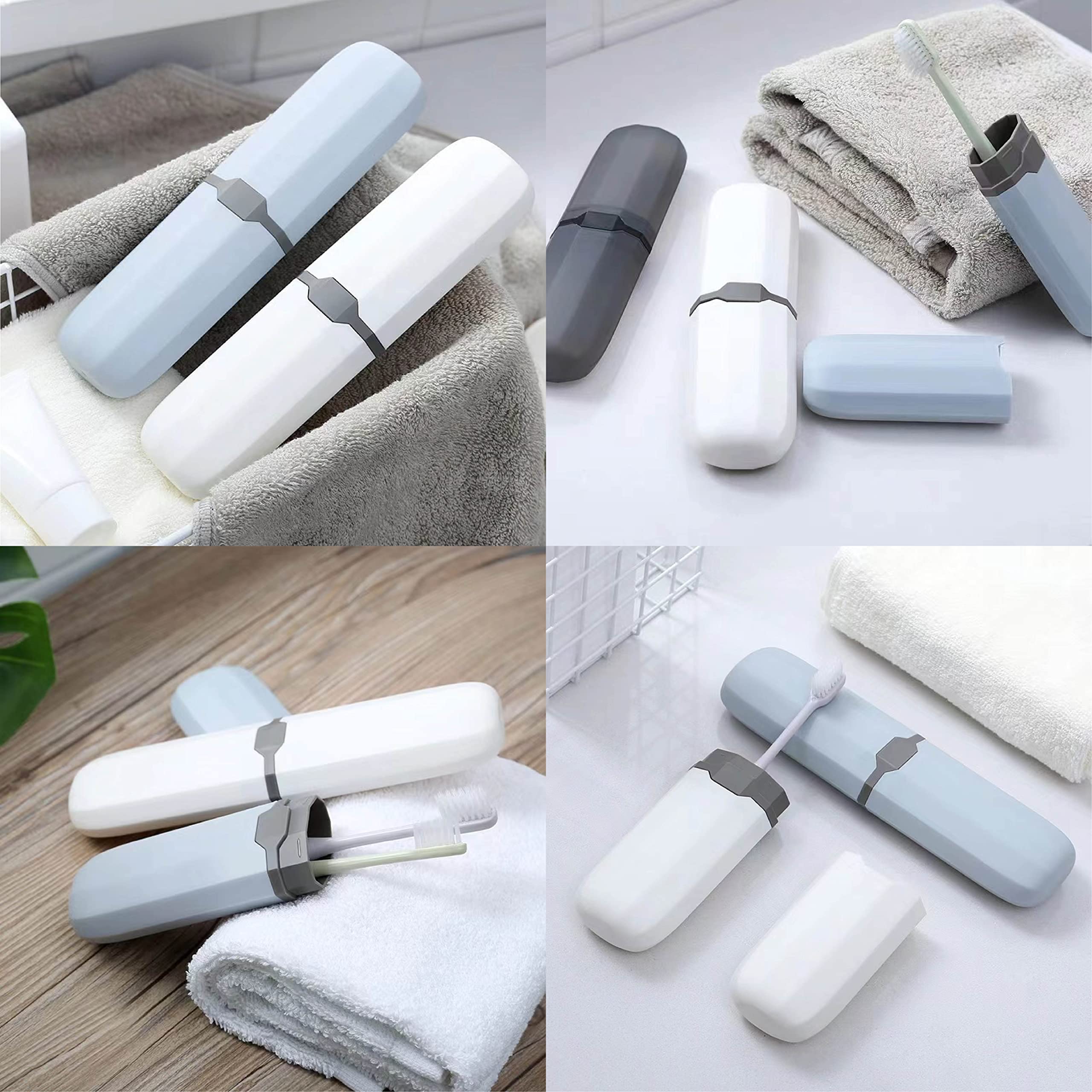 DAPIN 3-Pack Toothbrush case Toothbrush Holder Travel Travel Toothbrush Holder Toothbrush Travel case Toothbrush case Travel Travel Toothbrush Holder case for Travel Camping and Business