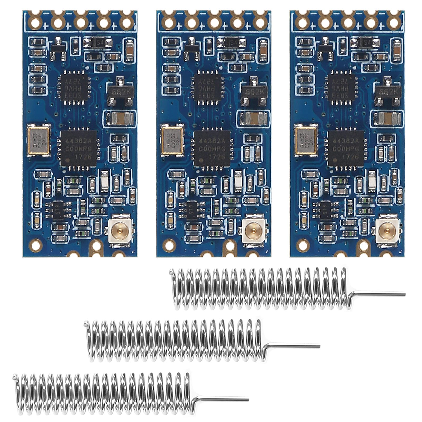 3pcs HC-12 433Mhz SI4463 SI4438 Wireless Serial Port Module 1000M Replace Bluetooth with Antenna