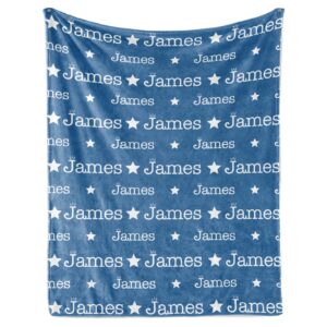 personalized blankets with name for kids, customized baby blankets for boys girls, soft throws personalized name blanket for toddler teen adult, personalized baby gifts for baby new mom 30" x 40"