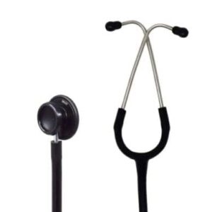 sainio Dulcet Black Stethoscope for Doctors and Medical Students