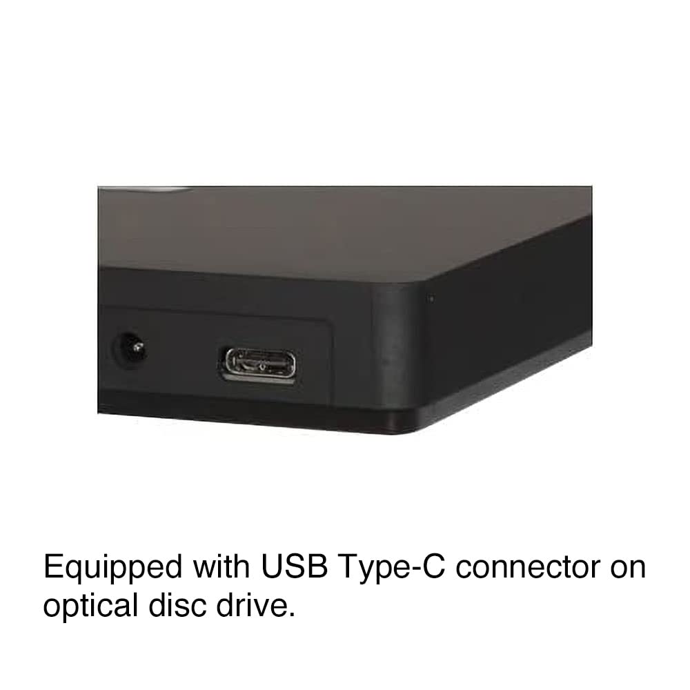 Pioneer External Blu-ray Drive BDR-XS07UHD@6X Slot Loading Portable with a Matte-Black Body USB 3.2 Gen1(3.0) BD/DVD/CD Writer. Firmware 2023 (Version: 1.03 and up). Cyberlink Software Included