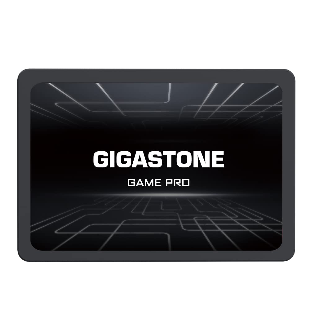 Gigastone SATA SSD 256GB 2.5 inch SSD 510MB/s Upgrade Laptop PC Memory and Storage PS4 HDD Replacement 2.5" Internal Solid State Hard Drives SATA III SLC Cache 3D NAND Game Pro Performance