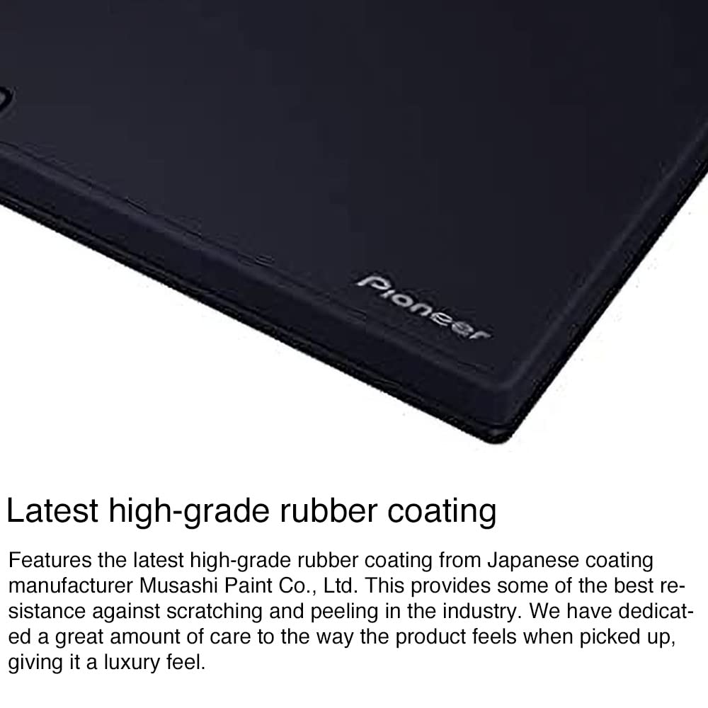 Pioneer BDR-XD08UMB-S Pinnacle of The XD08 Series with a Matte-Black Body USB 3.2 Gen1 (USB Type-C) / 2.0 Slim Portable BD/DVD/CD Writer Features The Latest high-Grade Rubber Coating