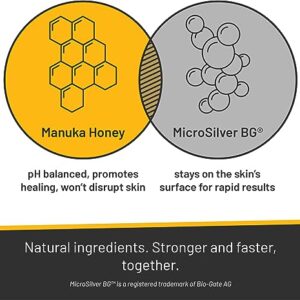 Absorbine Silver Honey Rapid Skin Relief Medicated Shampoo, Medical Grade Manuka Honey & MicroSilver BG, Rejuvenating, Soothing & Hydrating, 16 fl oz