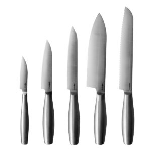 boska kitchen knife sets copenhagen 5 piece kitchen knives for chopping, slicing knife for meat cutting and dicing gourmet food