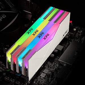 XPG ADATA Premium SSD 1TB PCIe 4x4 NVMe M.2 2280 SSD D50 RGB DDR4 3200MHz 2x16GB UDIMM RAM White kit Bundle