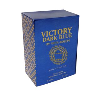 META-BOSEM Victory Oud Noir, Men's Cologne Eau de Toilette Natural Spray - Aromatic Notes - Warm Woody Fragrance - Great Holiday Gift - for All Day Use - a Classic Bottle, 3.4 Fluid Ounce/100Ml