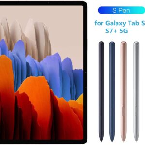 Galaxy Tab S7 S Pen (WithBluetooth) Replacement for Samsung Galaxy Tab S7 I S7+ 5G All Versions Stylus Pen with Tips (Black)