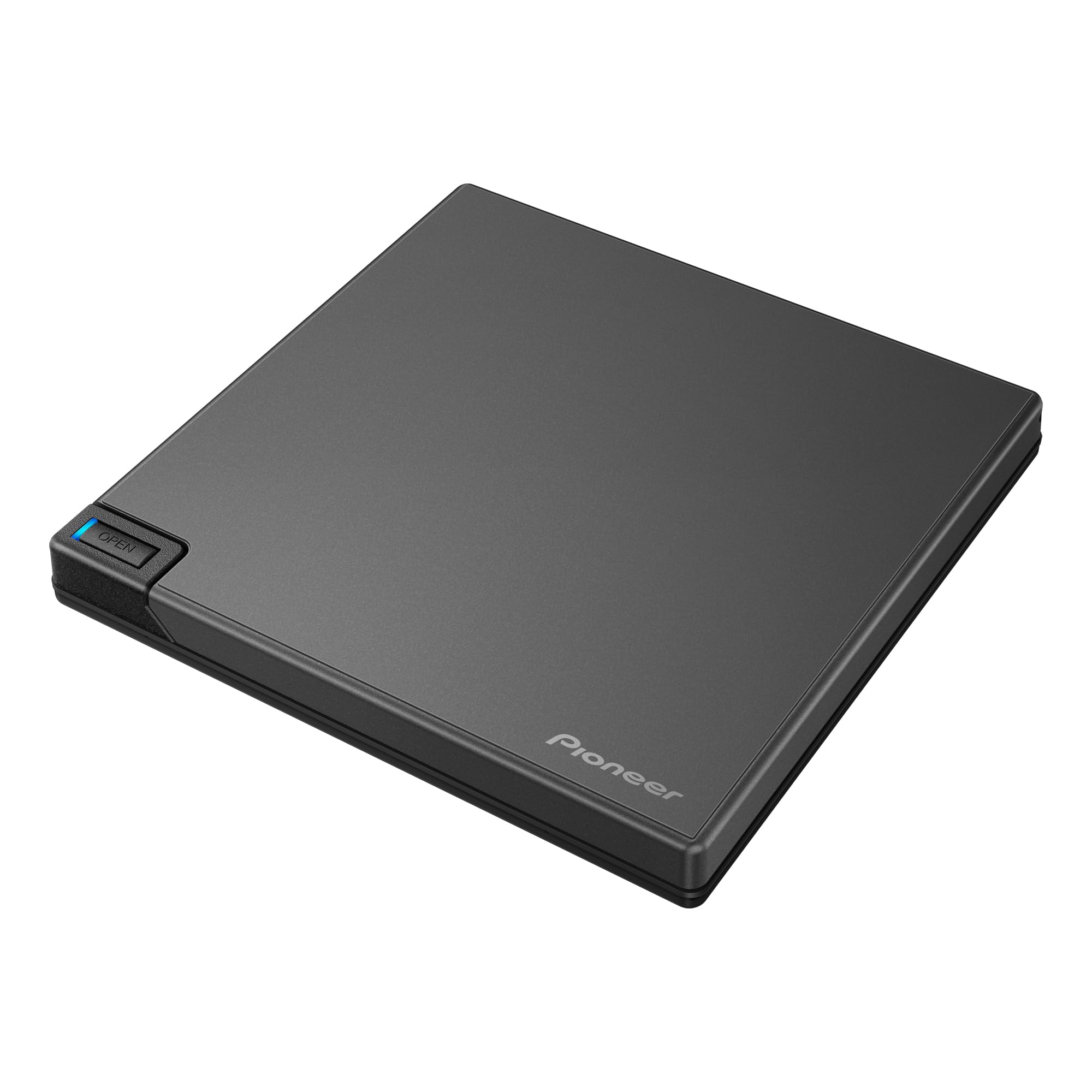 Pioneer External Blu-ray Drive BDR-XD08B USB 3.2 Gen1 (USB Type-C) / 2.0 Slim Portable BD/DVD/CD Writer Black