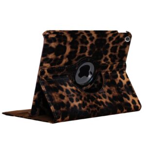 JYtrend Case for 2022 iPad 10th Generation 10.9 inch, Rotating Stand Smart Magnetic Auto Wake Up/Sleep Cover for Model A2696 A2757 A2777 (Leopard)