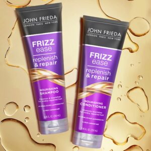 John Frieda Anti Frizz Shampoo With Argan and Coconut Oil for Damage, free from Paraben, Phthalate and Cruelty , Vegan Friendly 8.45 Oz Bottle