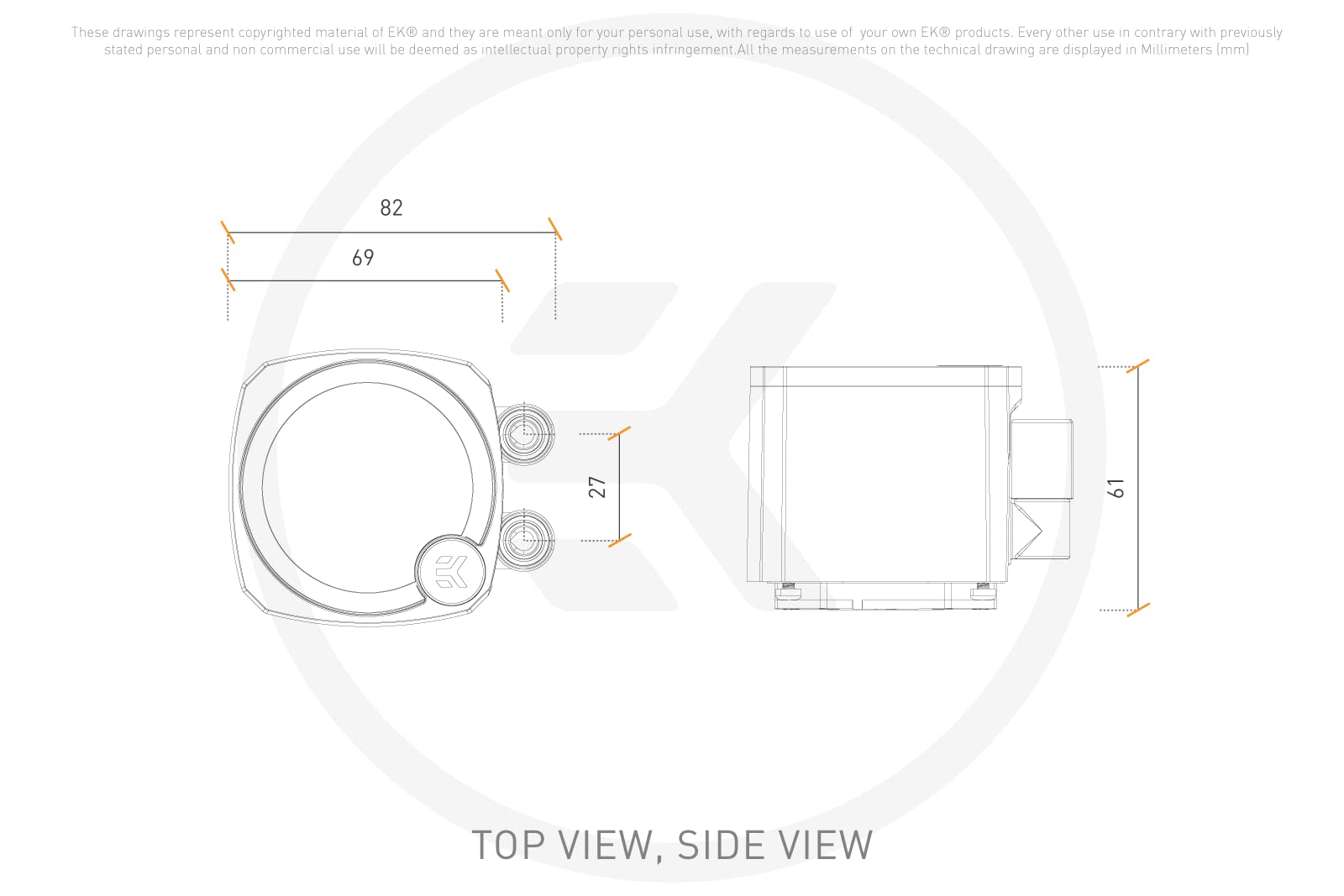 EKWB 360mm EK-Nucleus CR360 Lux D-RGB Intel/AMD CPU Liquid Cooler