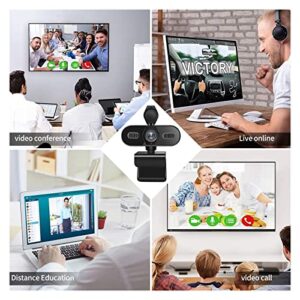 ZAUNCO Webcam 1080P Webcam, HD Webcam with Microphone USB Camera Autofocus Plug and Play Suitable for Video Conferencing Gaming Webcam