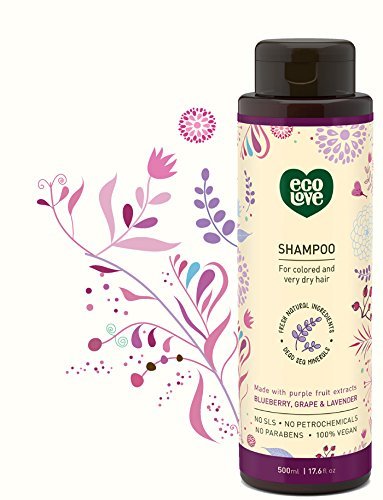 ecoLove - Natural Shampoo, Conditioner & Moisturizing Body Wash, With Organic Lavender Extract - No SLS or Parabens - Vegan and Cruelty-Free