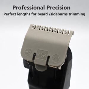 3 Pieces Professional Hair Clipper Guards Cutting Guides Attachment Combs Compatible with Wahl Full Sized Standard Hair Clippers, Color Coded Clipper Combs Replacement Guard Combs(1/16" 1/8" 3/16")