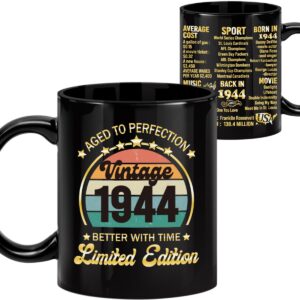 lejiajinw 80th birthday gifts for him - 80th years old birthday gifts for men - vintage 80th birthday decorations for men - 80th birthday gift ideas for women, 80th birthday gifts presents coffee mug