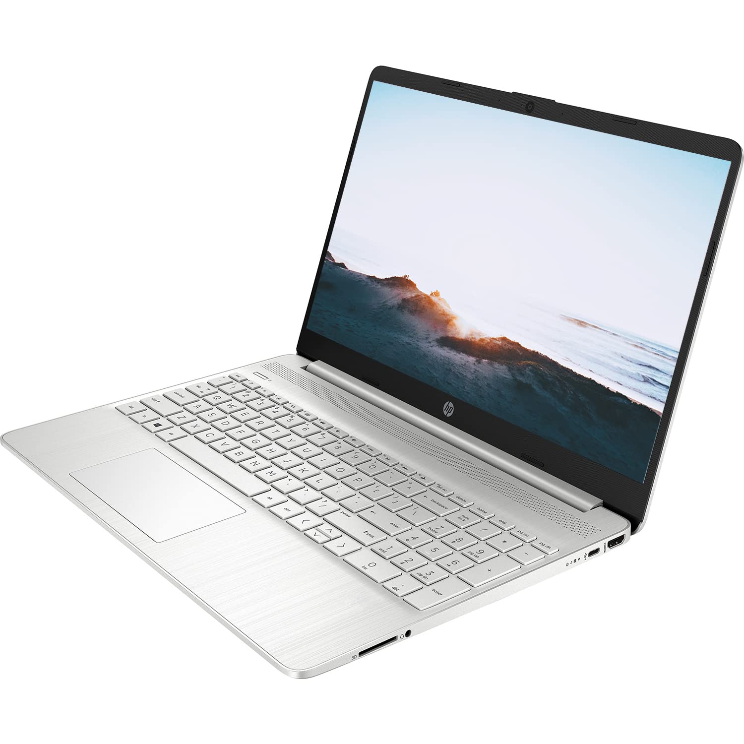 HP 15 Notebook Laptop, 15.6" FHD Display, Intel Core i5-1135G7, 16GB DDR4 RAM, 512GB PCIe NVMe SSD, Webcam, Wi-Fi, Bluetooth, Windows 11 Home, Silver