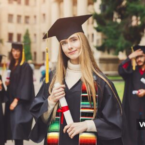 Zzbakress Class of 2023 Mexican Graduation Stole, Latino Hispanic Serape Blanket Graduation Sash (Class of 2023 balck)