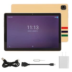 Reading Tablet, US Plug 100‑240V 6000mAh Battery 4G LTE Study Tablet with Two Card Slots (US Plug)