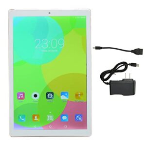 Gaming Tablet, 10.1-inch Tablet 100 to 240 V Golden for Business (US Plug)