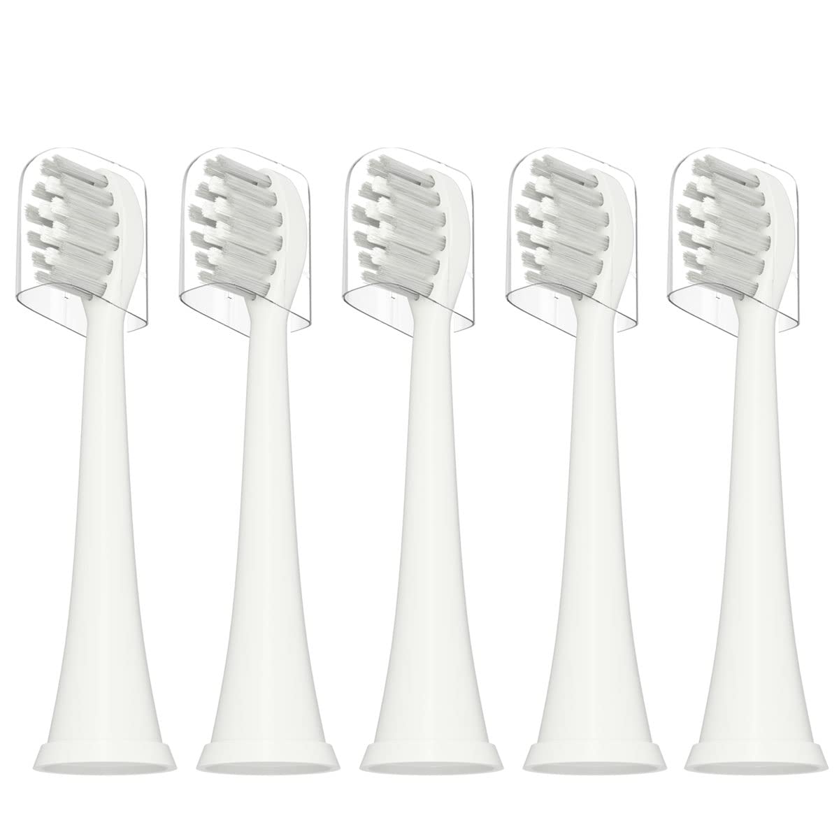 Replacement Toothbrush Heads Compatible with TAO Clean Electric Toothbrush Replacement Heads,5 Pack,White