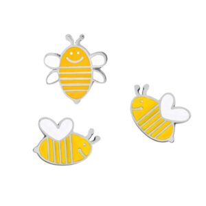 ALIWS Brooch，Button，Pin，Corsage，Boutonniere, Bee Cartoon Women Buckle Clothing Badge Accessories Sturdy and Cost-Effective Beautiful