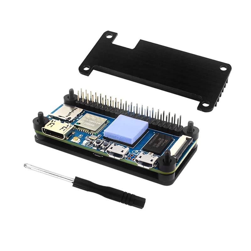 youyeetoo Banana pi M2 Zero Open Source Singal Board Computer, 512MB SDRAM Mini HDMI onboard WiFi (AP6212) & BT, Support Raspbian Android Armbian RetroPie Ubuntu (Metal Case Bundle)