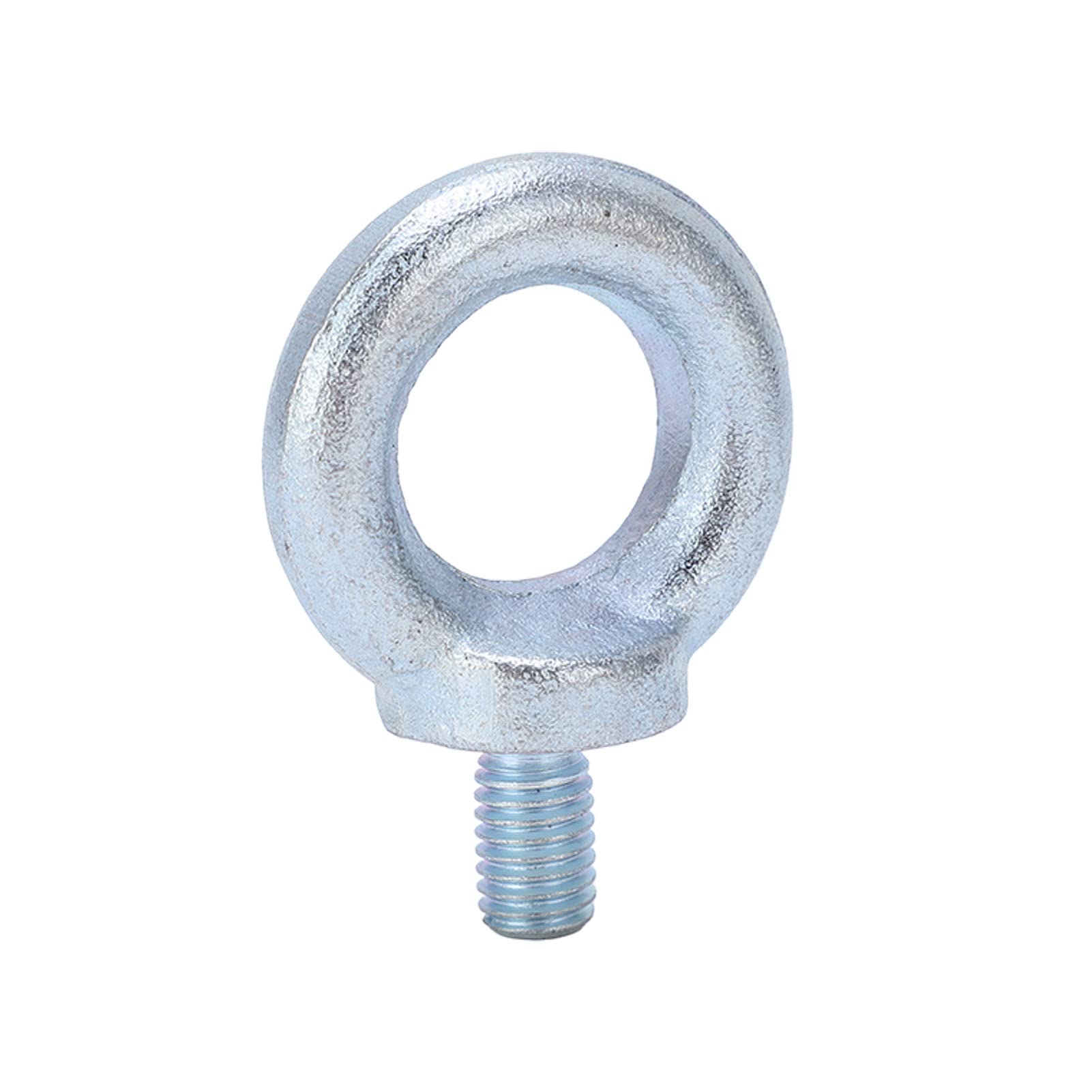 Lifting Shoulder Eye Bolt, Clear Thread Q235 Steel 5PCS Eye Bolt Anti Uniform Force for Auto for Construction(M10)