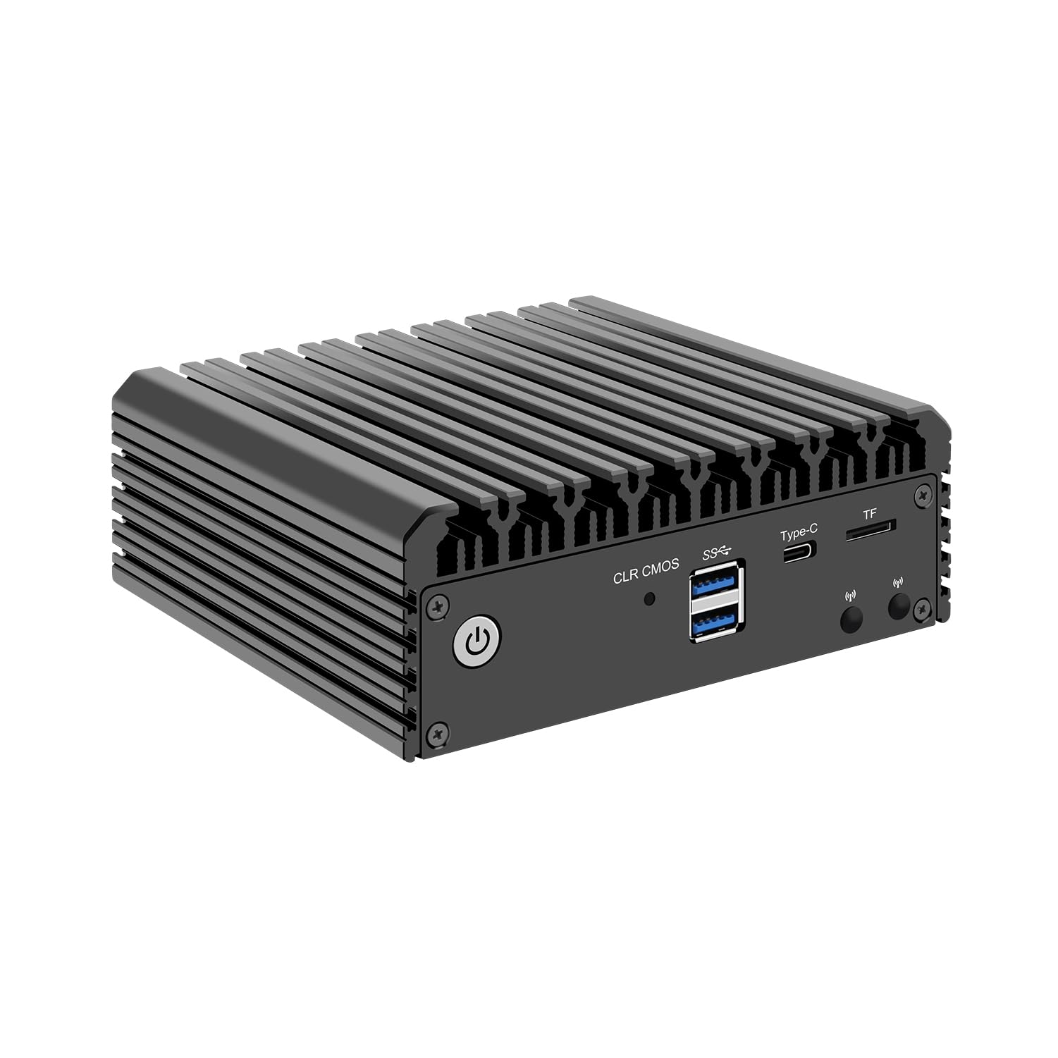 HUNSN Micro Firewall Appliance, Mini PC, OPNsense, VPN, Router PC, Intel N5105, RJ03a, AES-NI, 4 x Intel 2.5GbE I226-V LAN, Type-C, TF, M.2 WiFi 6 Slot, 8G RAM, 256G SSD