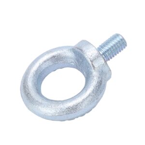 Lifting Shoulder Eye Bolt, Clear Thread Q235 Steel 5PCS Eye Bolt Anti Uniform Force for Auto for Construction(M10)