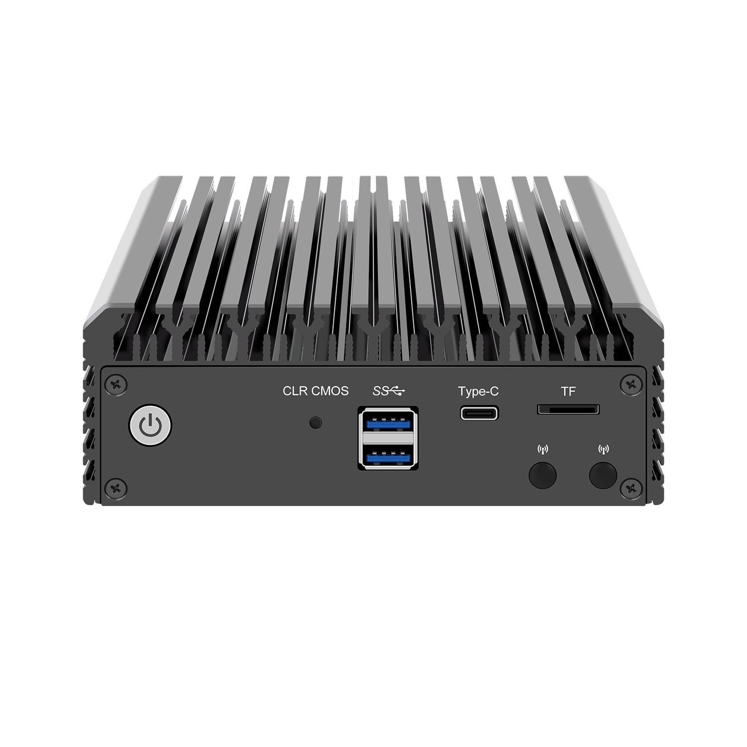 HUNSN Micro Firewall Appliance, Mini PC, OPNsense, VPN, Router PC, Intel N5105, RJ03a, AES-NI, 4 x Intel 2.5GbE I226-V LAN, Type-C, TF, M.2 WiFi 6 Slot, 8G RAM, 256G SSD