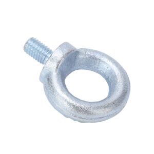 Lifting Shoulder Eye Bolt, Clear Thread Q235 Steel 5PCS Eye Bolt Anti Uniform Force for Auto for Construction(M10)