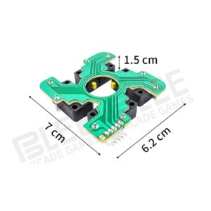 TECKEEN 1X PCB Joystick Repair Board Micro Switches Part TP-MA Assembly for Sanwa