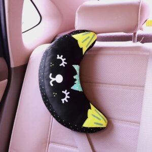 Kids Seat Belt Pillow Soft Car Seat Neck Support Cushion Pad Safety Belt Sleep Pillow Car Seat Strap Cover Headrest Travel Pillow Shoulder Pad for Car Airplane Seat Pushchair