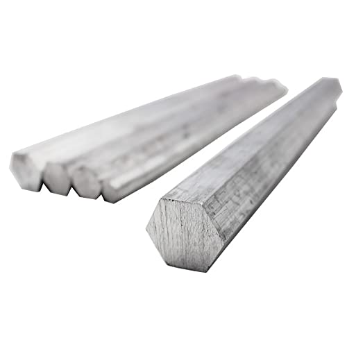 KOFSOL GZ Aluminum Alloy Hex Hexagon Rod, 200mm Long Aluminium Hexagonal Bar Aluminum Alloy Hex Hexagon Rod Many Sizes 1pcs (Size : 20x200mm 1pc)