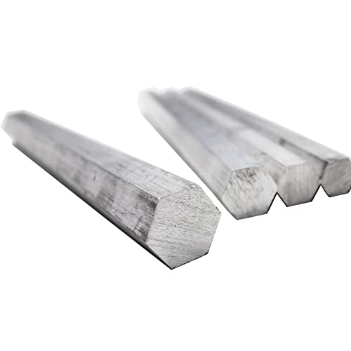 KOFSOL GZ Aluminum Alloy Hex Hexagon Rod, 200mm Long Aluminium Hexagonal Bar Aluminum Alloy Hex Hexagon Rod Many Sizes 1pcs (Size : 20x200mm 1pc)