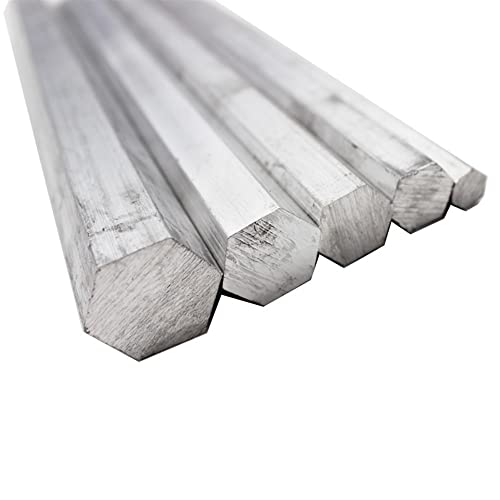 KOFSOL GZ Aluminum Alloy Hex Hexagon Rod, 200mm Long Aluminium Hexagonal Bar Aluminum Alloy Hex Hexagon Rod Many Sizes 1pcs (Size : 20x200mm 1pc)