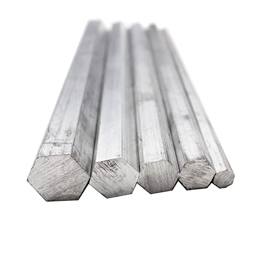 KOFSOL GZ Aluminum Alloy Hex Hexagon Rod, 200mm Long Aluminium Hexagonal Bar Aluminum Alloy Hex Hexagon Rod Many Sizes 1pcs (Size : 20x200mm 1pc)