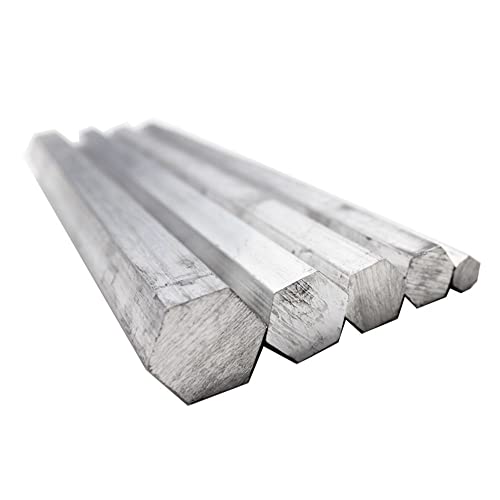 KOFSOL GZ Aluminum Alloy Hex Hexagon Rod, 200mm Long Aluminium Hexagonal Bar Aluminum Alloy Hex Hexagon Rod Many Sizes 1pcs (Size : 20x200mm 1pc)