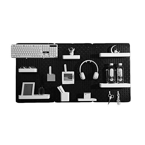 NILYNN Garage Storage,Pegboard,Panel Tool Organizer,2 Installation Methods,Made of ABS Material,for Storing Tools at Home, Garage, Apartment and Utility Room,42.5x22inches