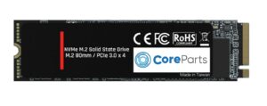 coreparts 256gb m.2 pcie nvme 256gb m.2 nvme consumer pcie, ngp80, 4xb0w79580, 932535-853, mz-v (256gb m.2 nvme consumer pcie, 3d nand, tlc 1776/802 read/write(mb/s) - bulk packaging (plastic bag))