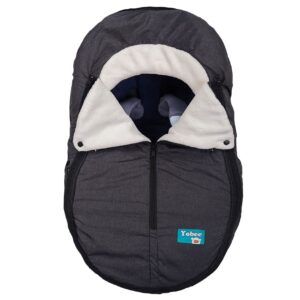 Yobee Baby/Infant Universal Car Seat Cover- Winter Warm Newborn Carseat Canopies Cover Fit for Most Car Seat-Baby Car Seat Bunting Bag/Blanket Accessories Protect Baby from Cold Wind for All Season