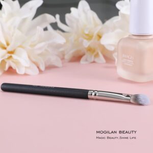 MOGILAN Concealer Brush Under Eye Brightening Eye Blending Makeup Brush For Eye Cream and Concealer Covers Blemishes Imperfections Dark Circles Blending with Powder Liquid Cosmetics Face Brush 274