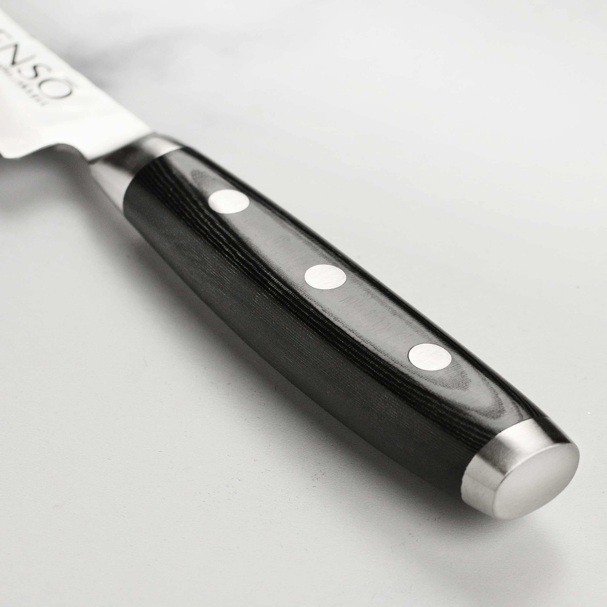 Enso Curved Boning Knife - Made in Japan - HD Series - VG10 Hammered Damascus Stainless Steel - 6"