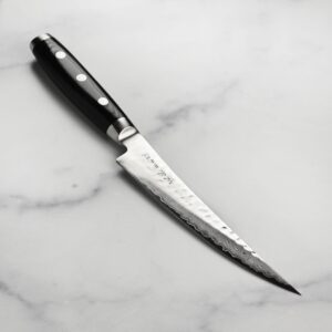 Enso Curved Boning Knife - Made in Japan - HD Series - VG10 Hammered Damascus Stainless Steel - 6"