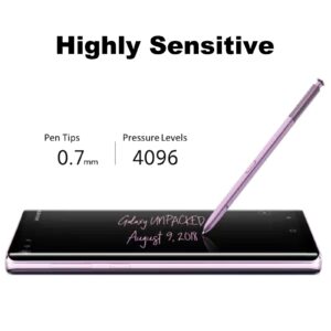 Galaxy Note 9 Stylus Pen withBluetooth for Samsung Galaxy Note 9 Touch Screen S Pen Stylus Touch S Pen for Samsung Galaxy Note9 N960 All Versions Stylus Touch S Pen (Lavender Purple)