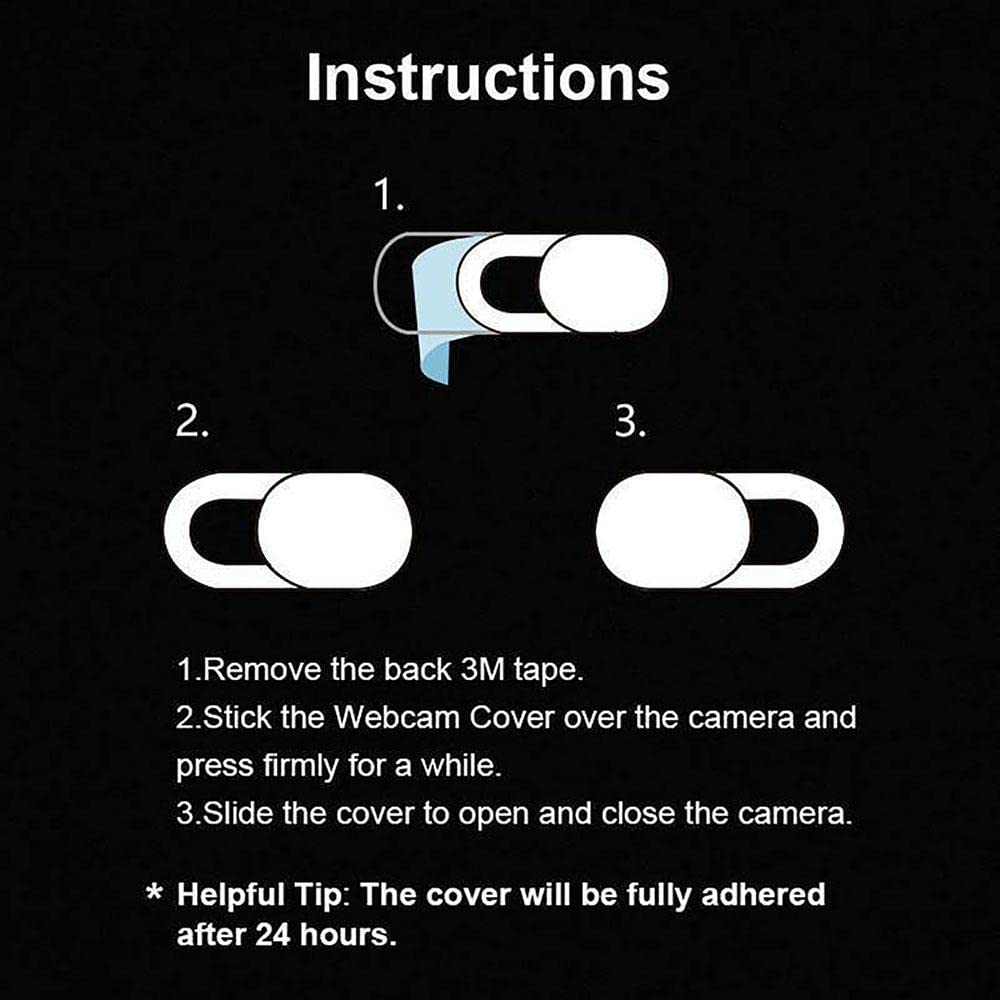 3 Pack Webcam Cover Thin Camera Slider for iPhone Laptop Mobile Tablet 3pcs Webcam Cover Thin Camera Privacy Sticker Slider for Laptop Mobile