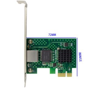 2.5GBase-T PCIe 3.1 Network Adapter with Intel I225-V+3ft Cat8 Ethernet Cable 2500/1000/100Mbps PCI Express Gigabit Ethernet Card RJ45 LAN Controller for Windows 10/11 with Low Profile Bracket